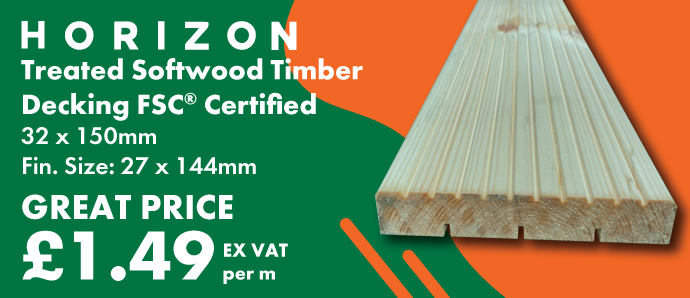  Horizon Treated Softwood Timber Decking