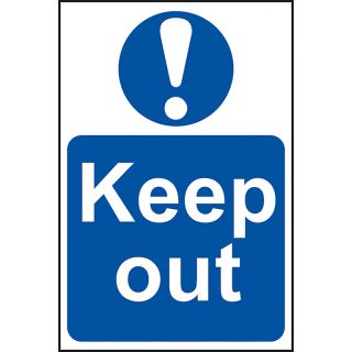 Keep Out - PVC Sign 200 x 300mm