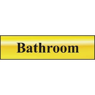 Bathroom Sign 200 x 50mm