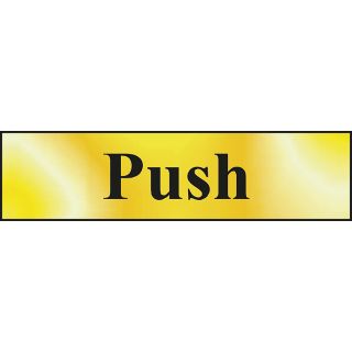 Push Sign 200 x 50mm