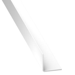 PVC Corner White Profile 15 x 1mm x 2m
