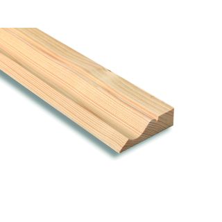 Softwood Ogee Architrave 25 x 75mm (Fin. Size: 21 x 69mm) 70% PEFC Certified