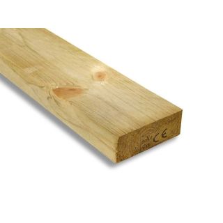 Sawn Treated Carcassing Timber C24 Grade 75 x 200mm (Fin. Size: 73 x 195mm) 70% PEFC Certified