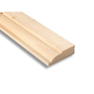 Softwood Ovolo Architrave 25 x 75mm (Fin. Size: 21 x 69mm) 70% PEFC Certified