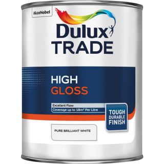 Dulux Trade High Gloss Pure Brilliant White Paint