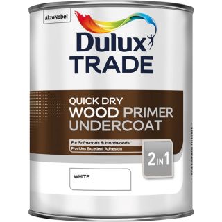 Dulux Trade Primer Quick Dry Wood White Undercoat 2.5L