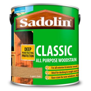 Sadolin Classic Light Oak Wood Stain 2.5L