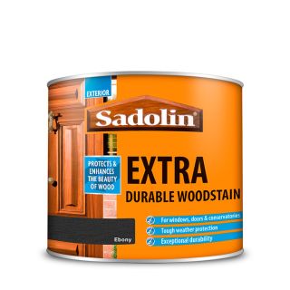 Sadolin Extra Durable Ebony Woodstain 500ml