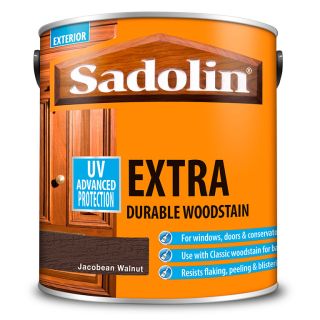 Sadolin Extra Durable Woodstain Jacobean Walnut 2.5L
