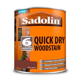 Sadolin Quick Drying Wood Stain 15D Mahogany 1L