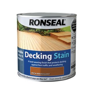 Ronseal Rich Mahogany Decking Stain 2.5L