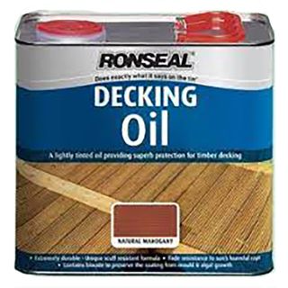 Ronseal Natural Mahogany Decking Oil 2.5L