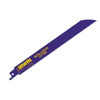 Irwin Sabre Saw Metal & Wood Cutting Blades 610R 150mm - Pack of 5