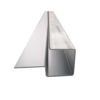Marley Eternit Slate Grey Aluminium Asymmetric External Corner 3m