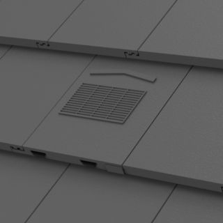 Manthorpe Grey Non-Profile In-line Roof Tile Vent
