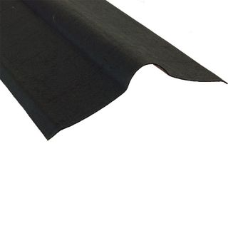 Coroline Bitumen Black Ridge Roof Sheet 1000 x 200mm