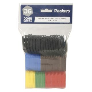 John George Frame Packers 45 x 55mm - Mixed Pack of 100