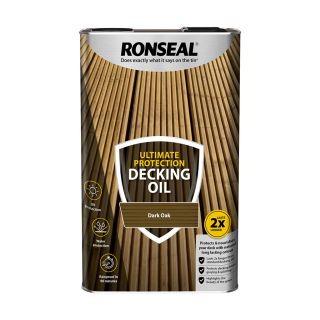 Ronseal Ultimate Protection Dark Oak Decking Oil 5L