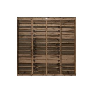 Weston Professional Brown Lap Fence Panel 1800 x 1830mm