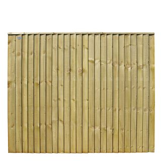 Grange Weston Closeboard Green Fence Panel 1530 x 1828mm