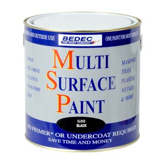 Bedec Multi Surface Soft Gloss White Paint 2.5L