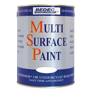 Bedec Multi Surface Soft Matt White Paint 2.5L