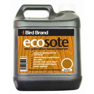 Bird Brand Ecosote Dark Wood Preserver 4L