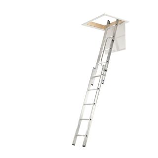 Werner Loft Ladder 2 Section with Handrail