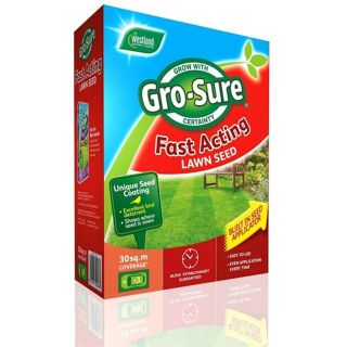 Westland Gro-Sure Fast Acting Lawn Seed 30m²