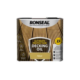 Ronseal Ultimate Protection Natural Decking Oil 2.5L
