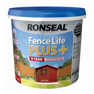 Ronseal Fence Life Plus+ Red Cedar 5L