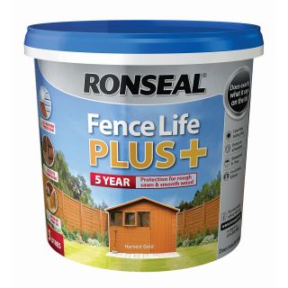 Ronseal Fence Life Plus+ Harvest Gold 5L