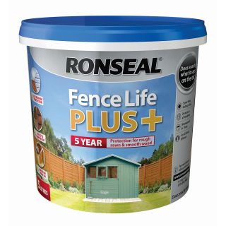 Ronseal Fence Life Plus+ Sage 5L