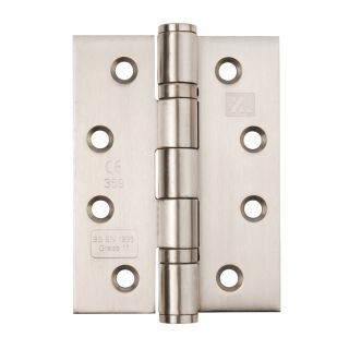Dale Hardware 4 Polished Chrome Plated Fixed Pin Butt Hinges - Pack of 2