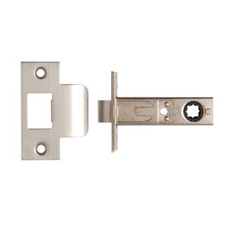 Dale Hardware Nickel Plated Tubular Mortice Latch 76mm