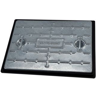 Clark Drain Solid Top Manhole Cover and Frame 600 x 450mm