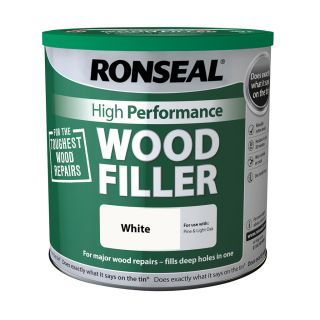 Ronseal High Performance White Wood Filler 3.7Kg