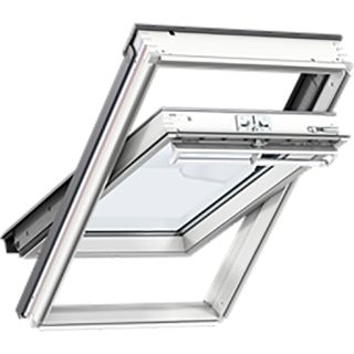 Velux White Polyurethane Centre Pivot Roof Window 1400 x 780mm