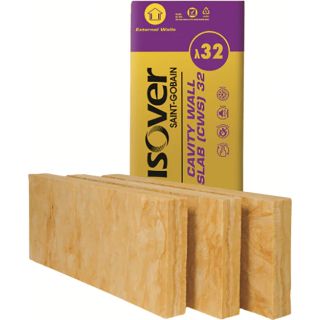 Isover CWS 32 Cavity Wall Insulation 1200 x 455 x 75mm