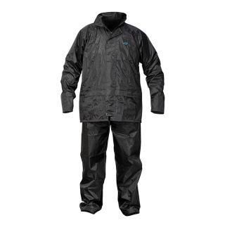 OX Waterproof Black Rain Suit - M