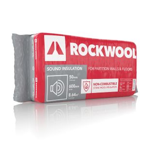 ROCKWOOL Sound Insulation Slab 1200 x 400 x 100mm