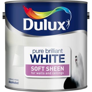 Dulux Pure Brilliant White Soft Sheen Paint 5L