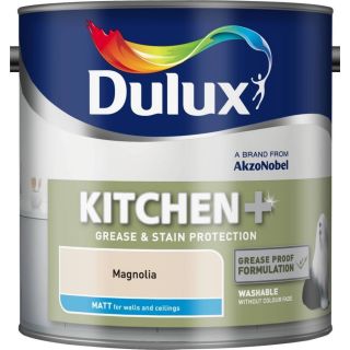 Dulux Kitchen+ Magnolia Matt Paint 2.5L