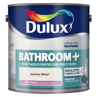Dulux Bathroom+ Jasmine White Soft Sheen Paint 2.5L