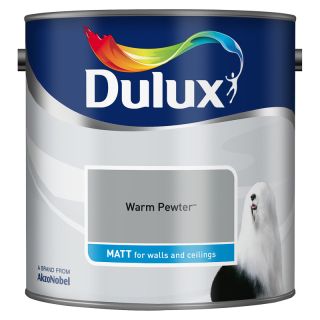 Dulux Warm Pewter Matt Paint 2.5L