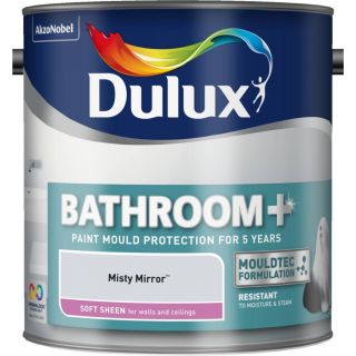 Dulux Bathroom + Misty Mirror Soft Sheen Paint 2.5L