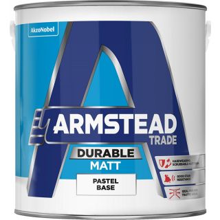 Armstead Trade Durable Matt Pastel Base Paint 5L