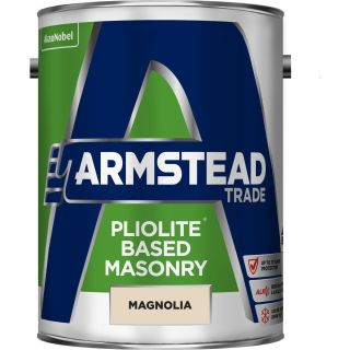 Armstead Trade Pliolite Masonry Magnolia Paint 5L