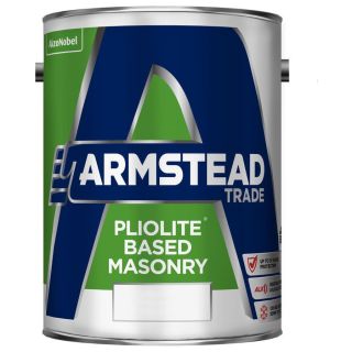 Armstead Trade Pliolite Masonry Base White Paint 5L