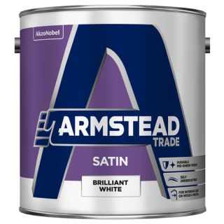 Armstead Trade Satin White Paint 2.5L
